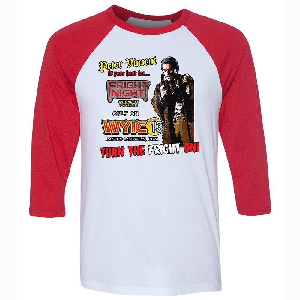 Peter Vincent Fright horror night cult - White/Red - 9