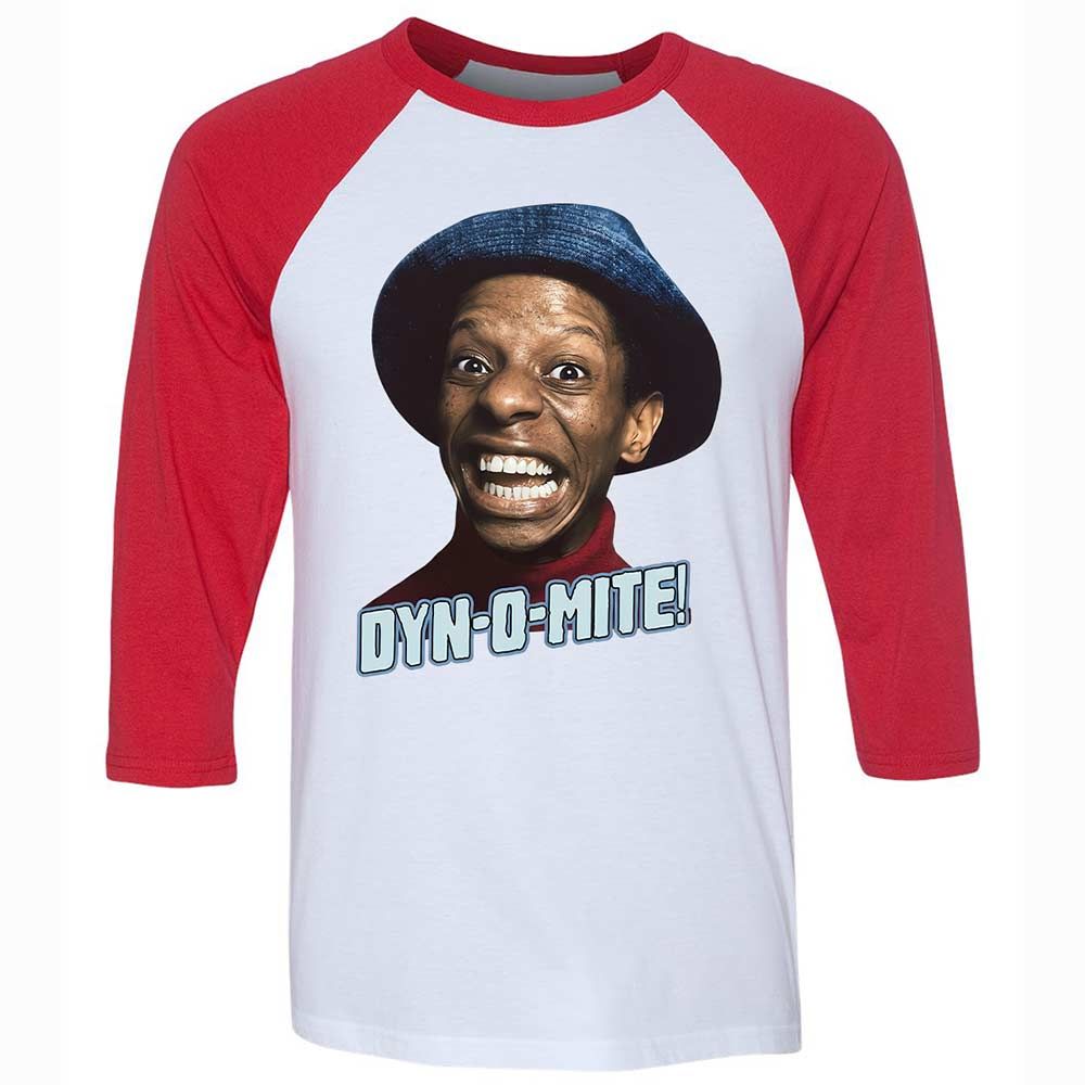 Unisex 3/4 Baseball Tee - BUB22M4P - White/Red - 9