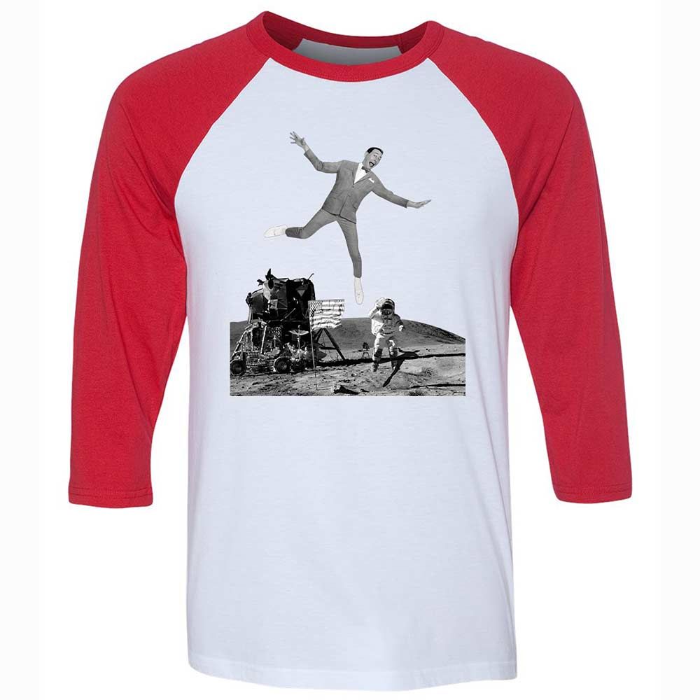 Unisex 3/4 Baseball Tee - MMTEZH6B - White/Red - 9