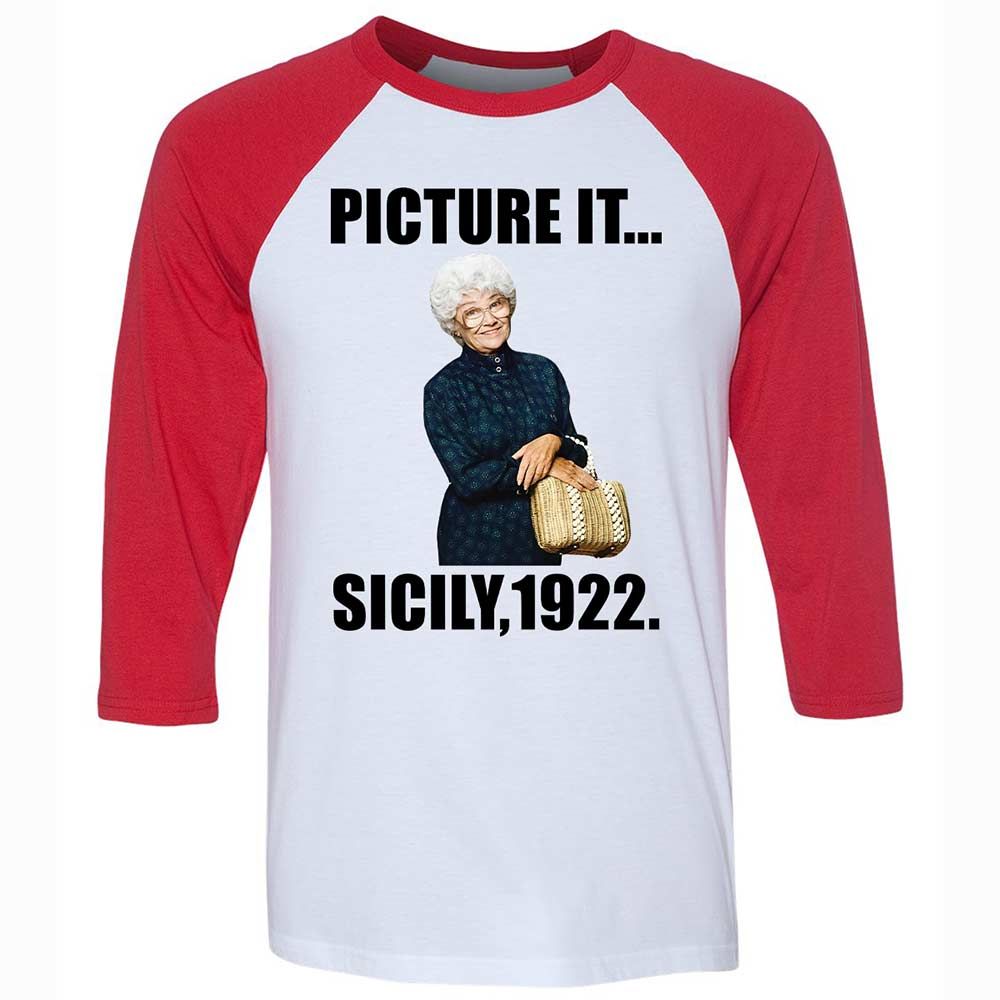 Unisex 3/4 Baseball Tee - W2ZMBZZ8 - White/Red - 9
