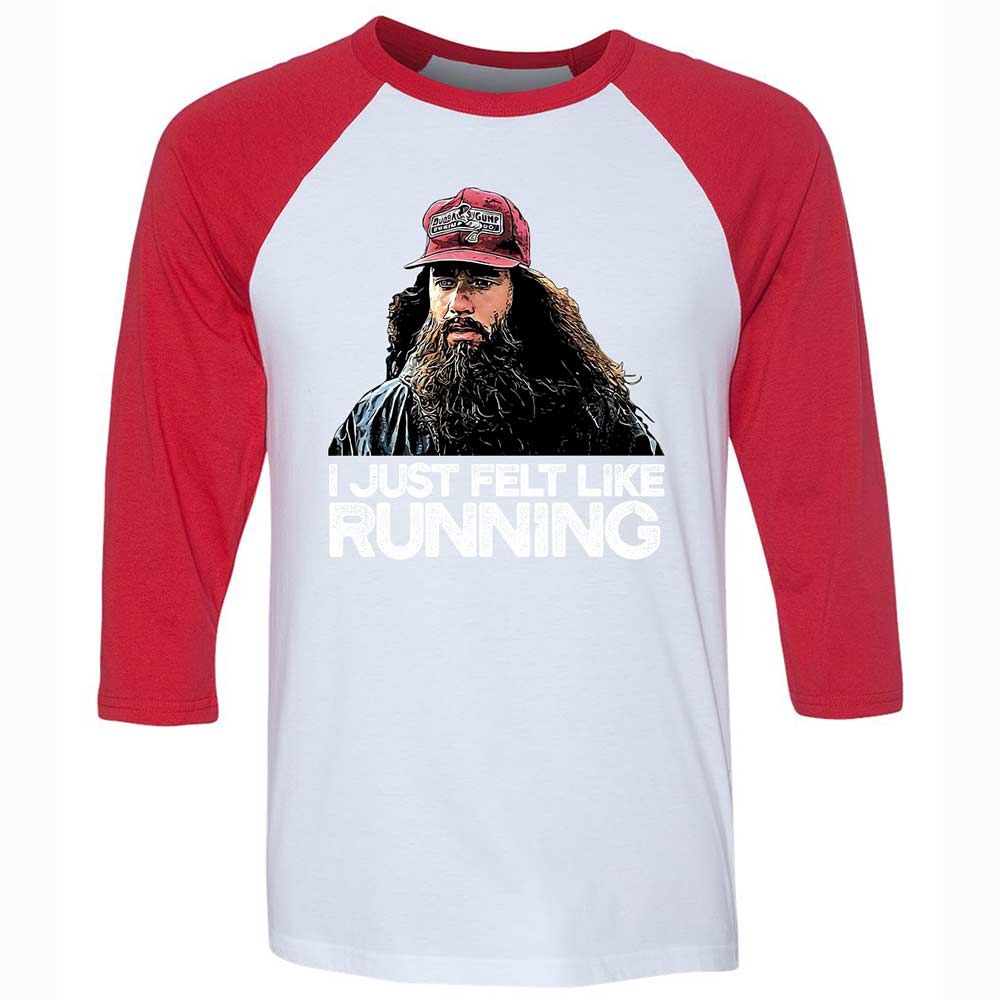 Unisex 3/4 Baseball Tee - LMJ7GV4B - White/Red - 9