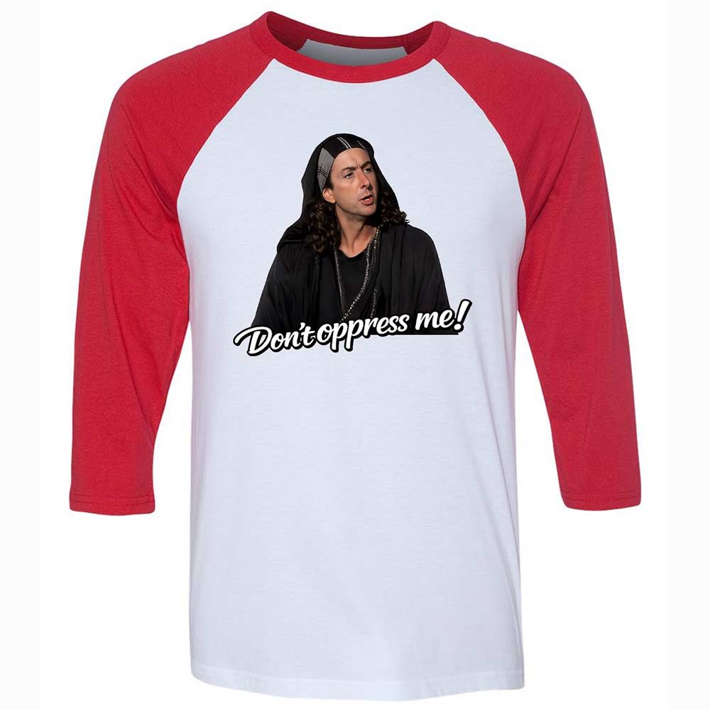 Unisex 3/4 Baseball Tee - EQFU1XTX - White/Red - 9