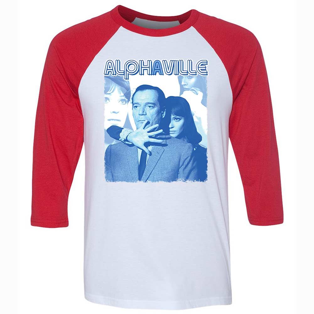 Unisex 3/4 Baseball Tee - WEJC18ME - White/Red - 9
