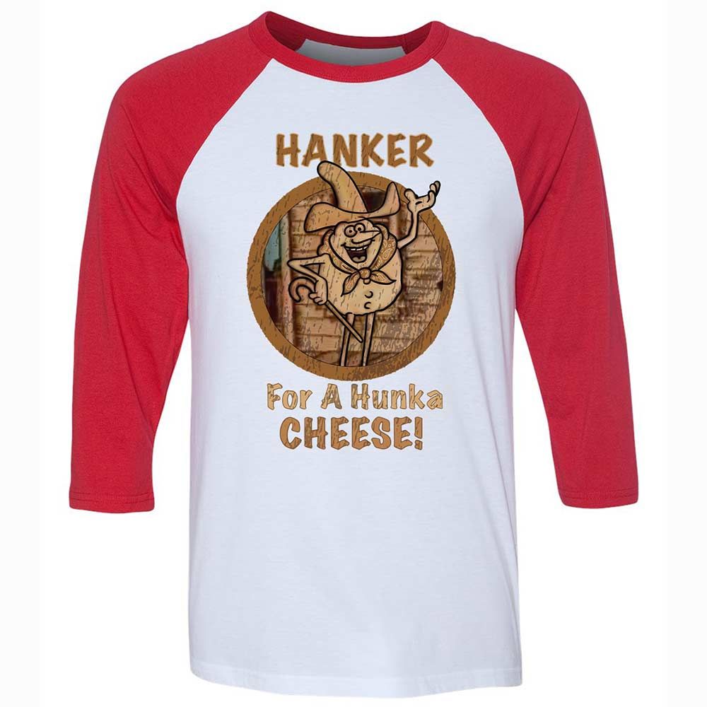 Unisex 3/4 Baseball Tee - 1F9N1M5R - White/Red - 9