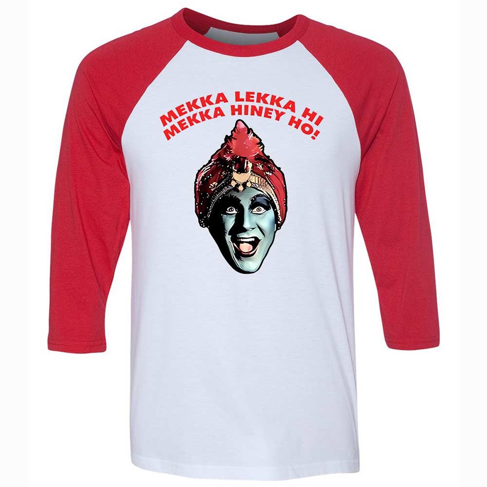 Unisex 3/4 Baseball Tee - U4QBS7TT - White/Red - 9