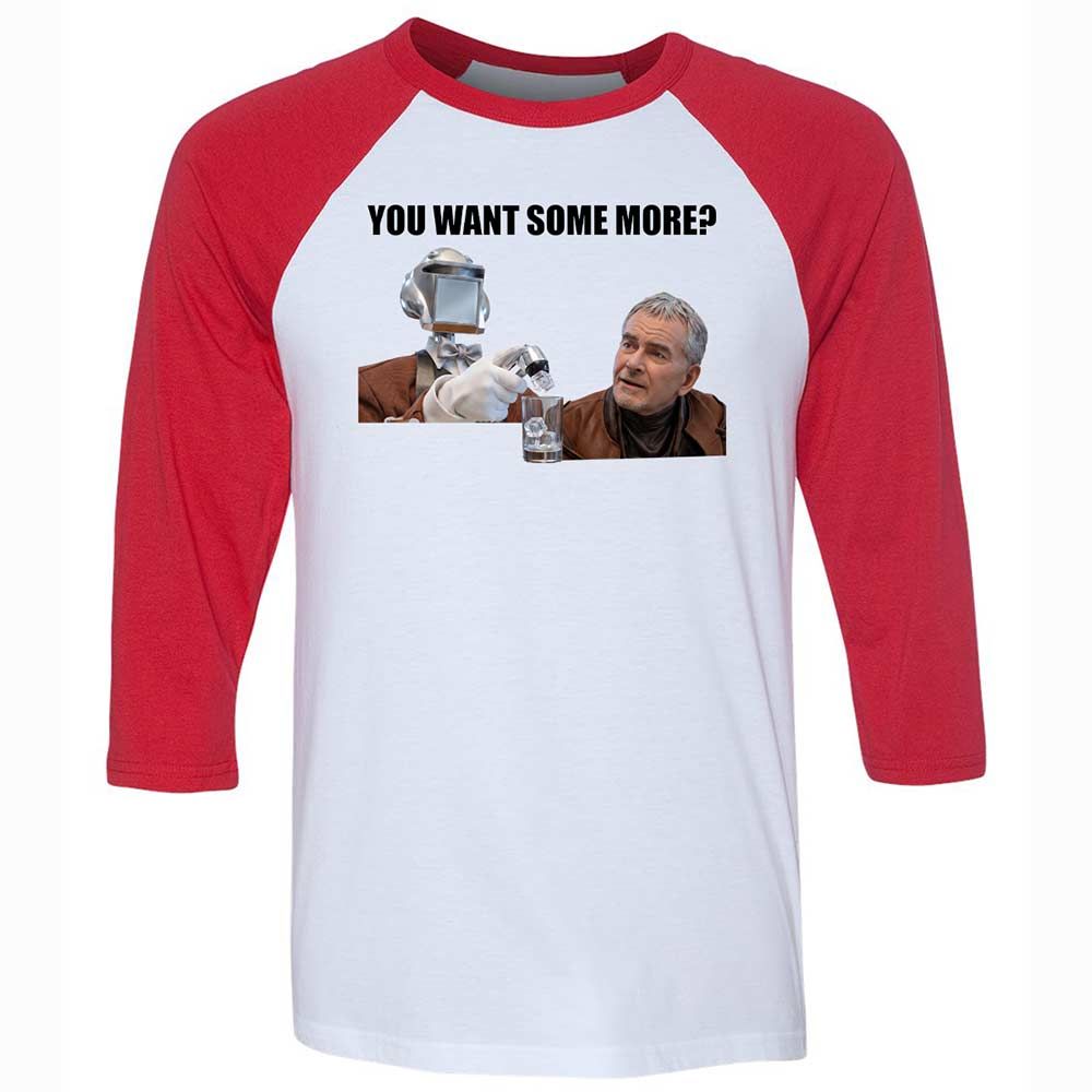 Unisex 3/4 Baseball Tee - SEBZ3B32 - White/Red - 9