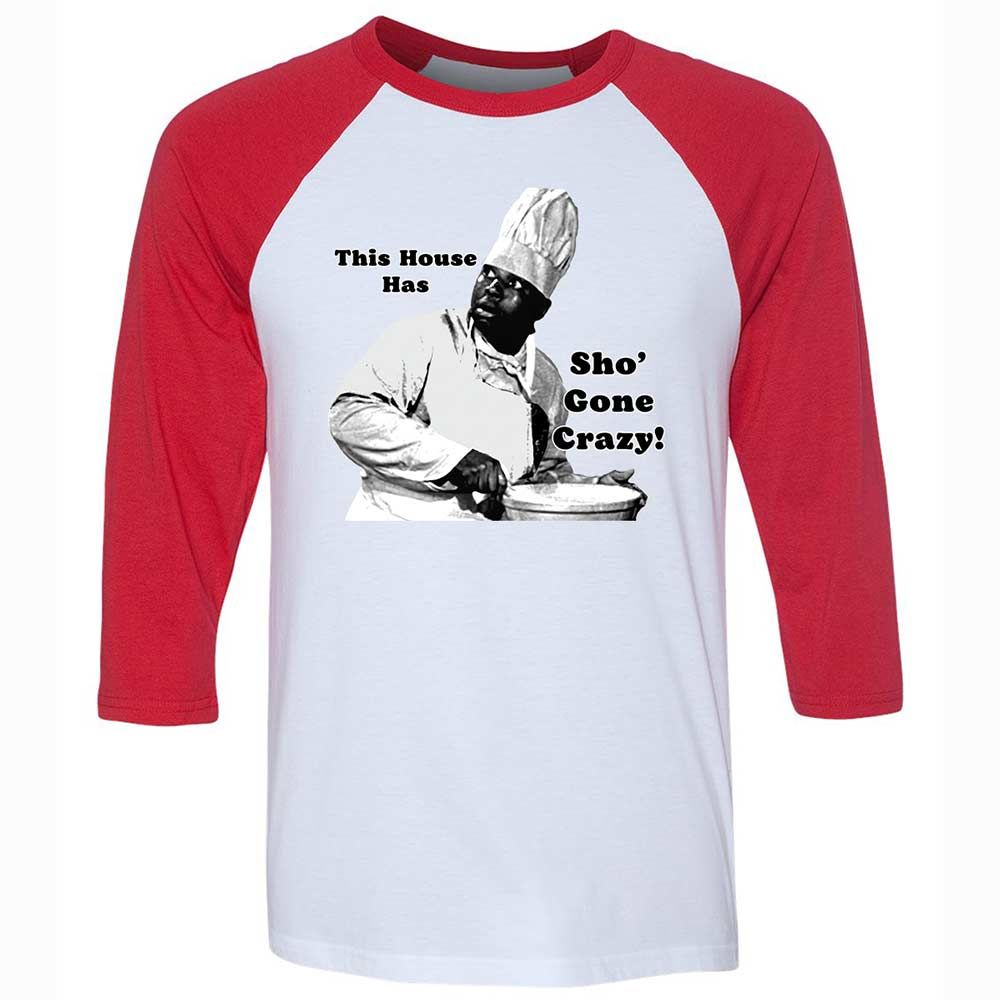 Unisex 3/4 Baseball Tee - W4GHLUBT - White/Red - 9