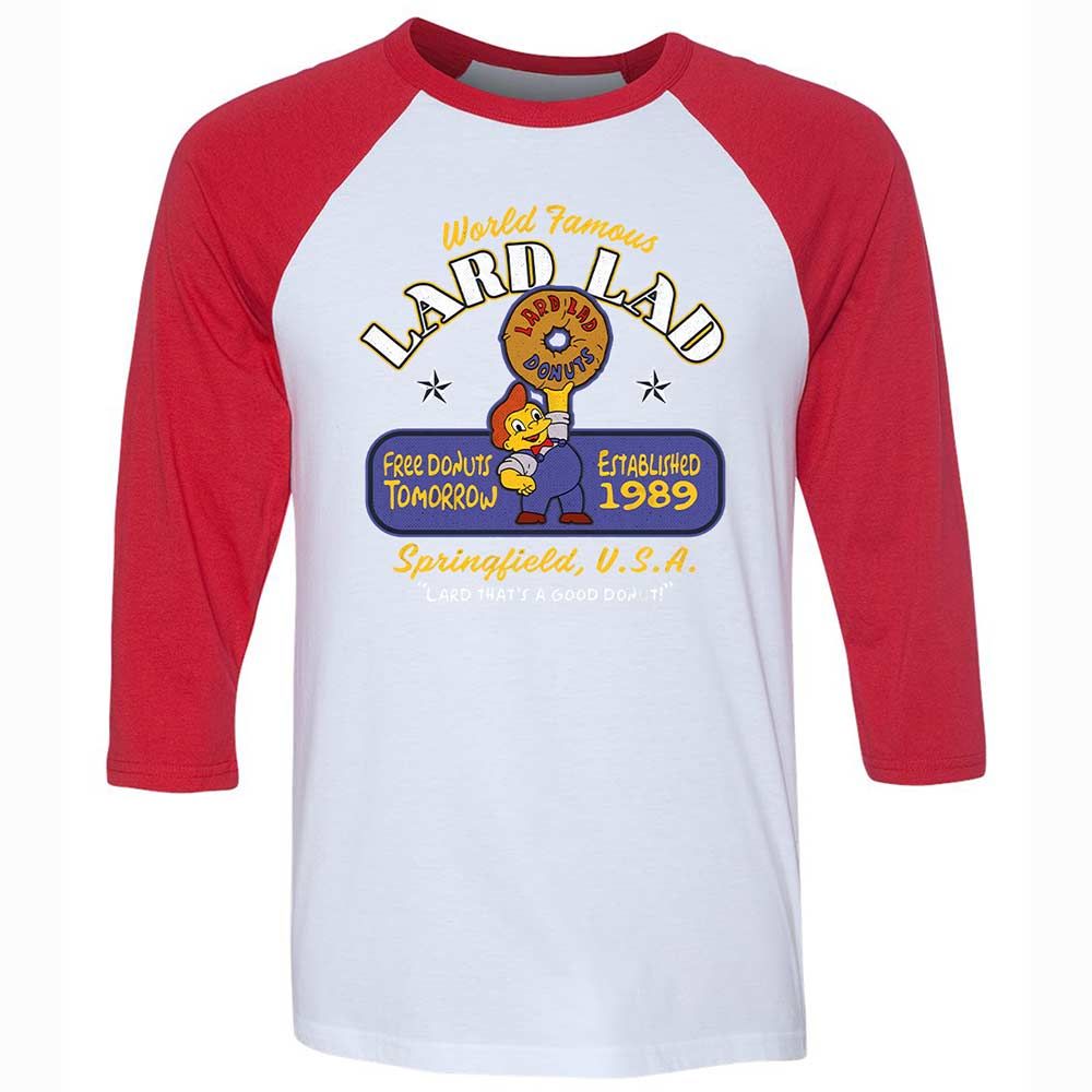 Unisex 3/4 Baseball Tee - 7GNV4PNK - White/Red - 9