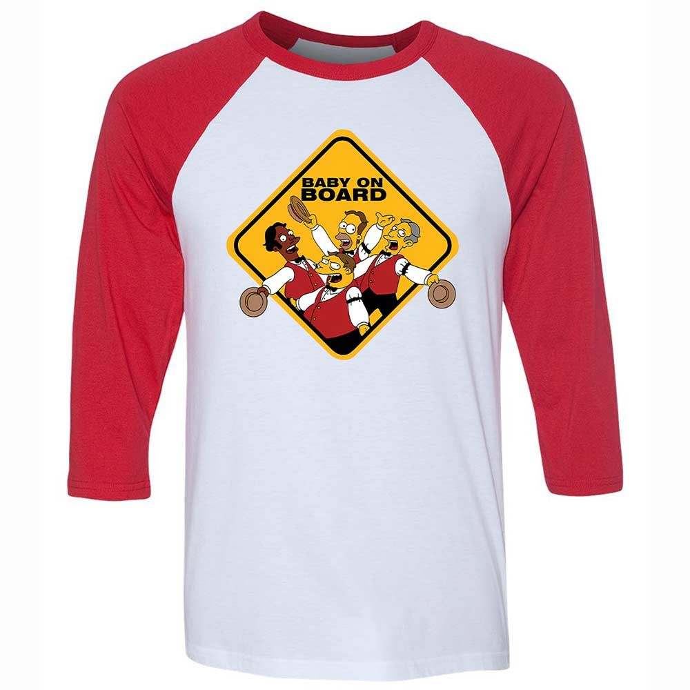 Baby on Board - White/Red - 9