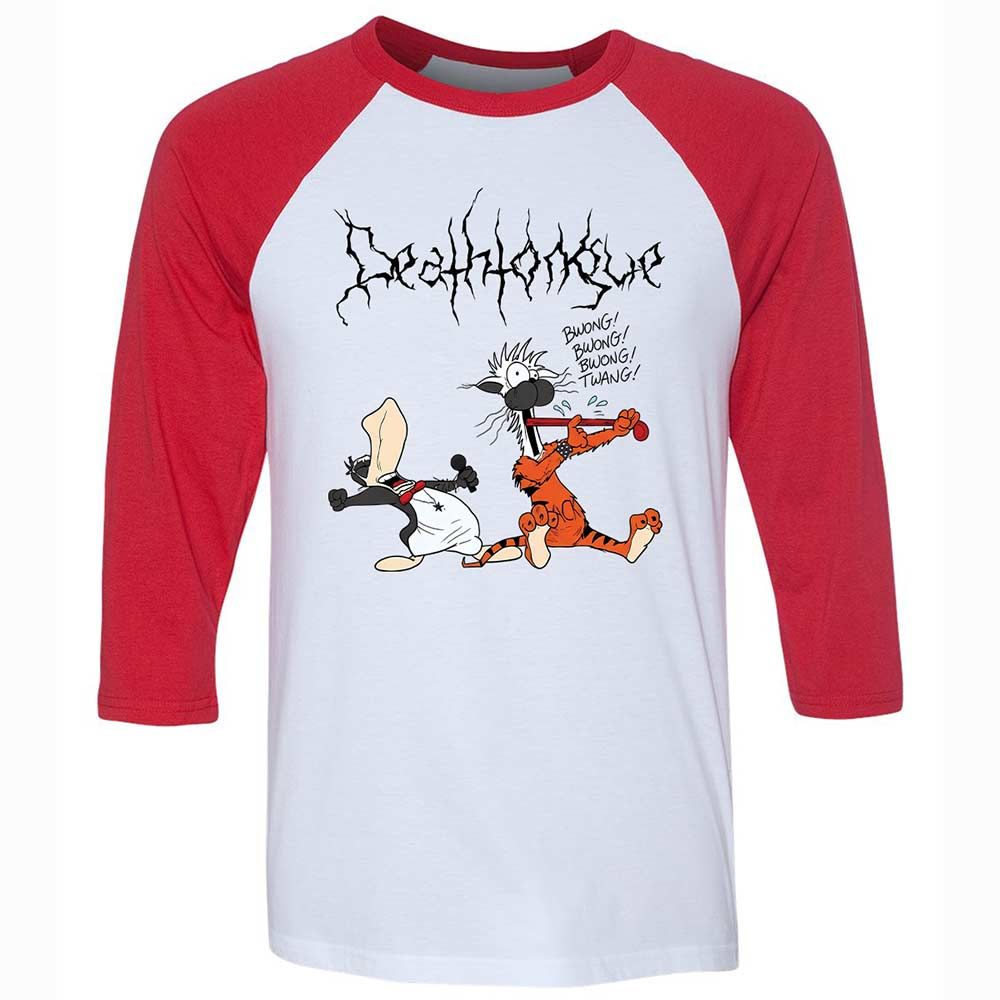 Unisex 3/4 Baseball Tee - 1TZZGJ3P - White/Red - 9