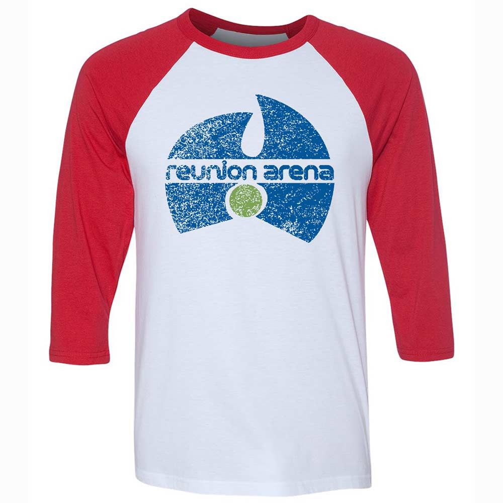 Unisex 3/4 Baseball Tee - NGQK4Y59 - White/Red - 9