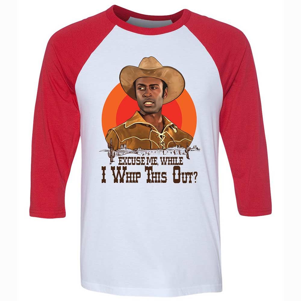 Excuse Me While I Whip This Out - White/Red - 9