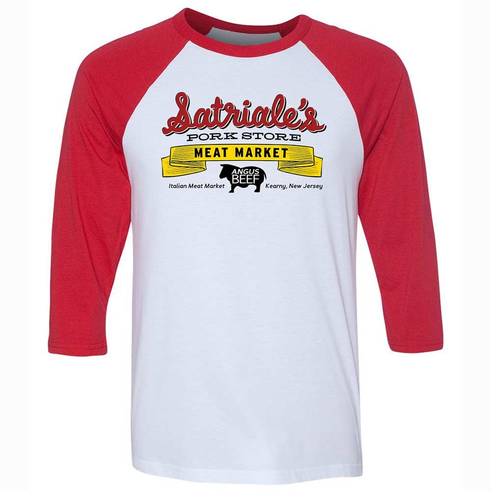 Unisex 3/4 Baseball Tee - R6UP8666 - White/Red - 9