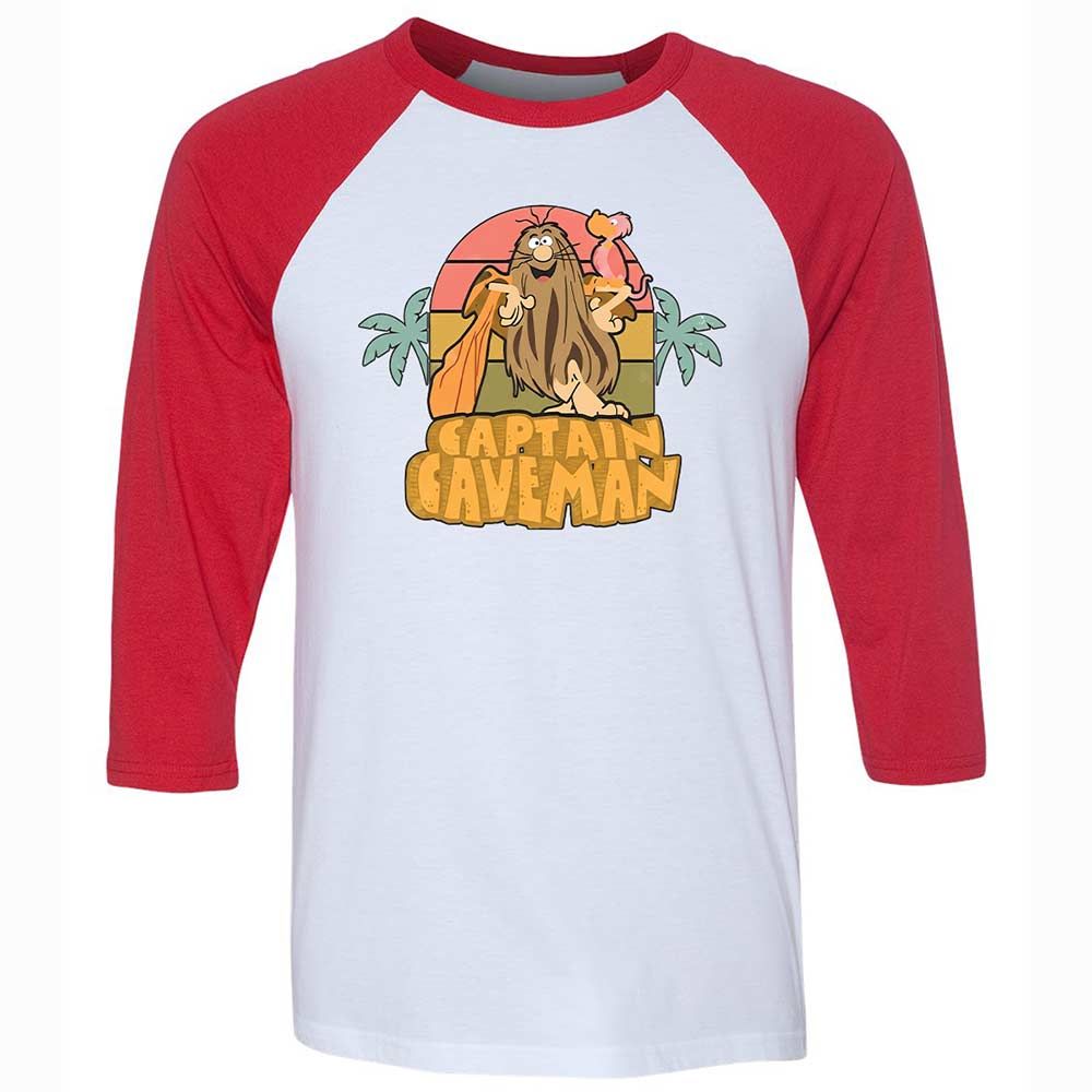 Unisex 3/4 Baseball Tee - 14ESE9PQ - White/Red - 9