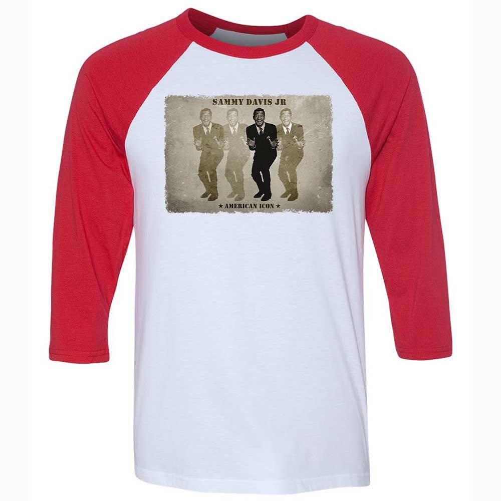 Unisex 3/4 Baseball Tee - EFF8CK4E - White/Red - 9