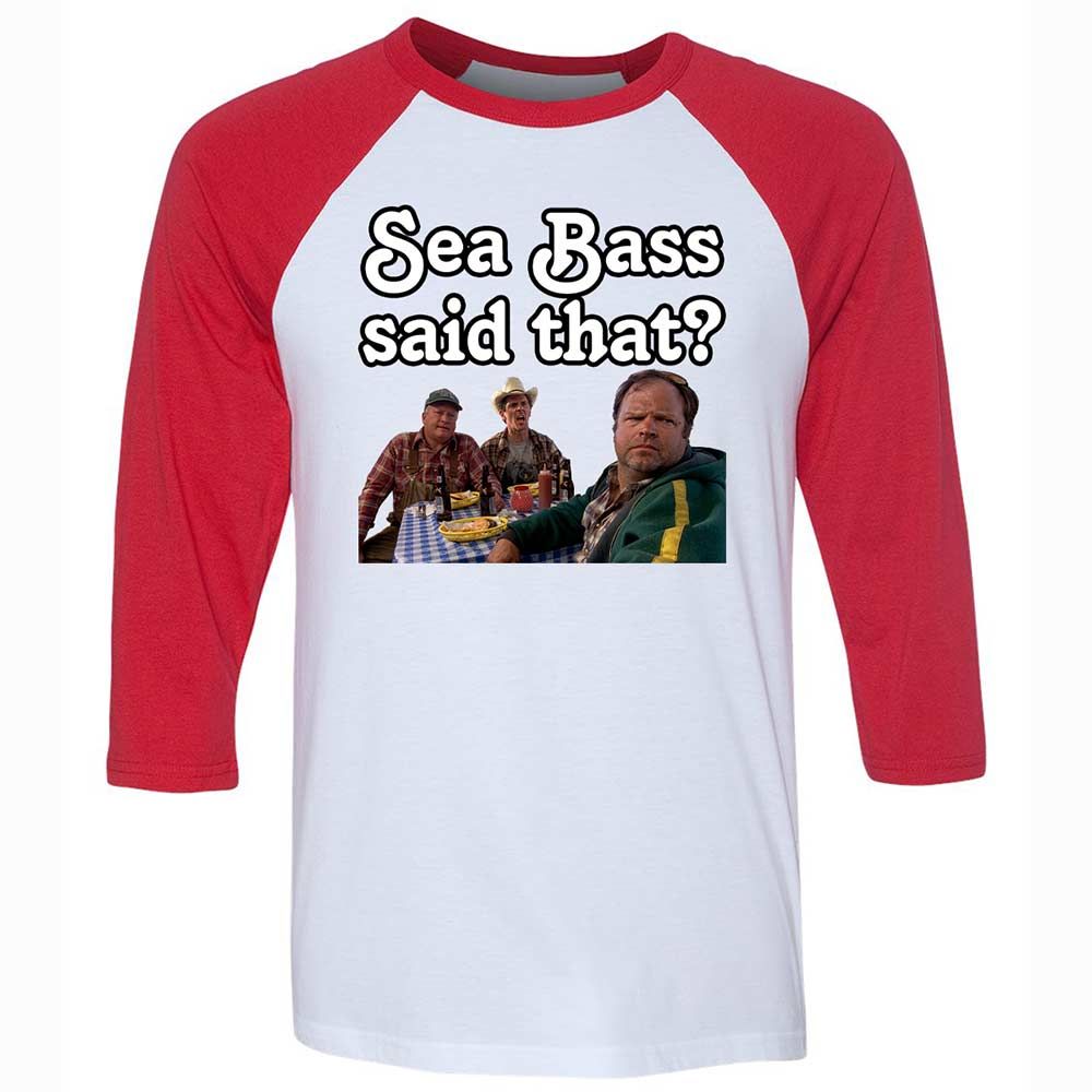 Unisex 3/4 Baseball Tee - 9Z2GY8GD - White/Red - 9