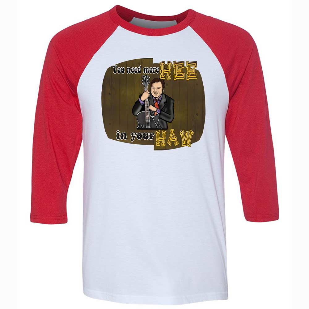 Unisex 3/4 Baseball Tee - 7KDB7RMN - White/Red - 9