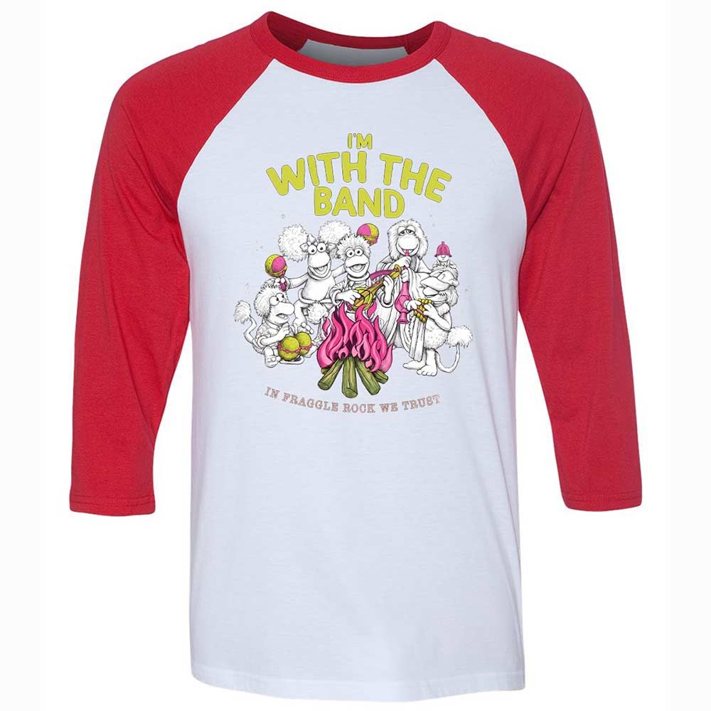 Unisex 3/4 Baseball Tee - ZYRFWWHU - White/Red - 9