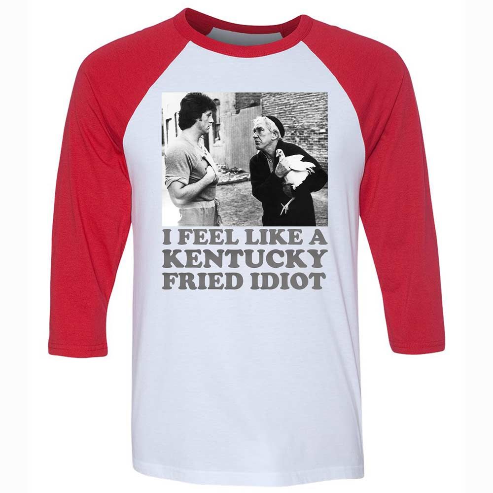 Unisex 3/4 Baseball Tee - FCRSN2D1 - White/Red - 9