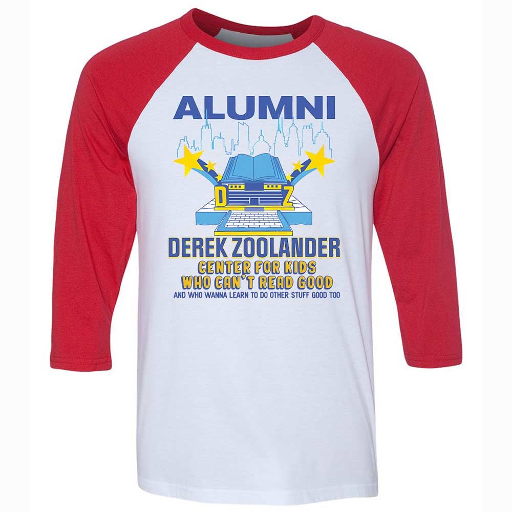 Unisex 3/4 Baseball Tee - 35T39PJK - White/Red - 9