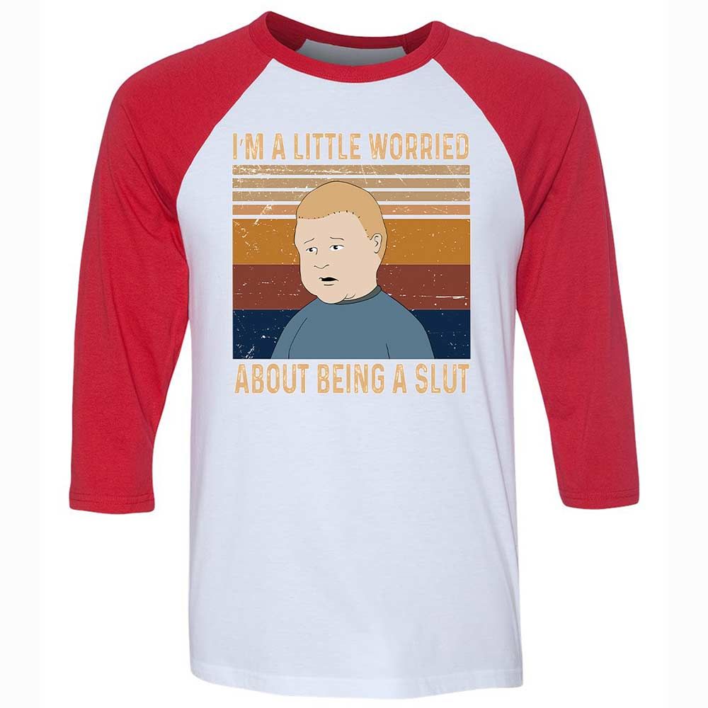 I'm a Little Worried About Being a Slut - White/Red - 9