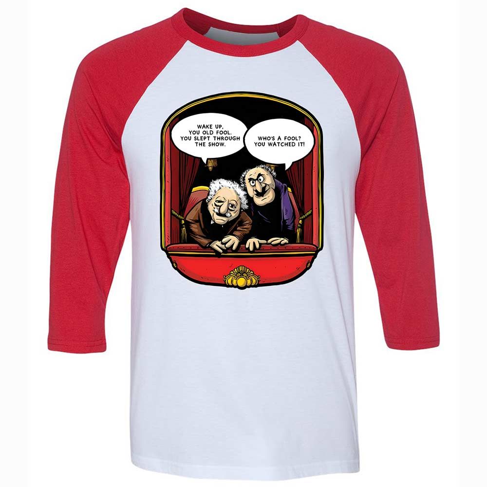 Statler and Waldorf (Wake Up) - White/Red - 9