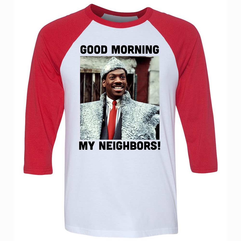 Good Morning My Neighbors - White/Red - 9