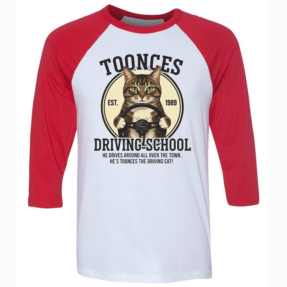 Unisex 3/4 Baseball Tee - FHG5Z49U - White/Red - 9