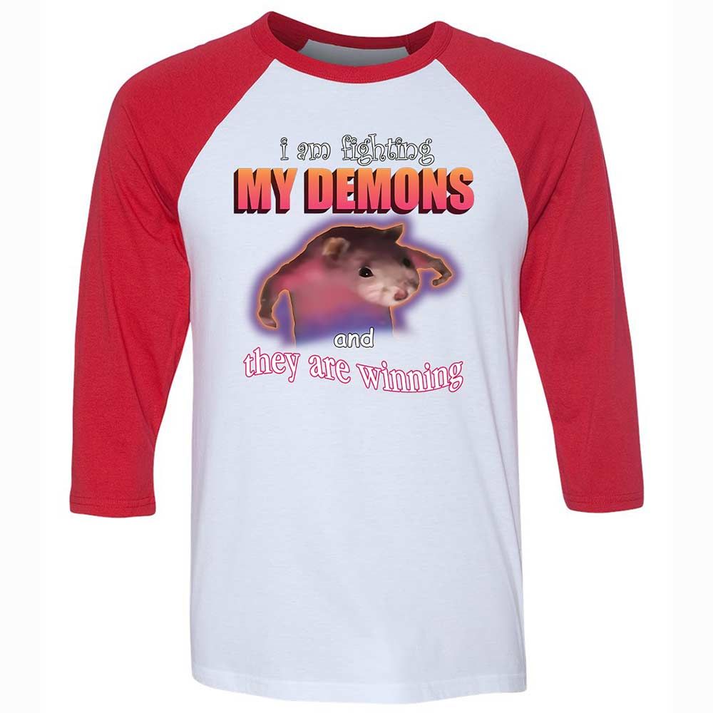 I'm fighting my demons - White/Red - 9