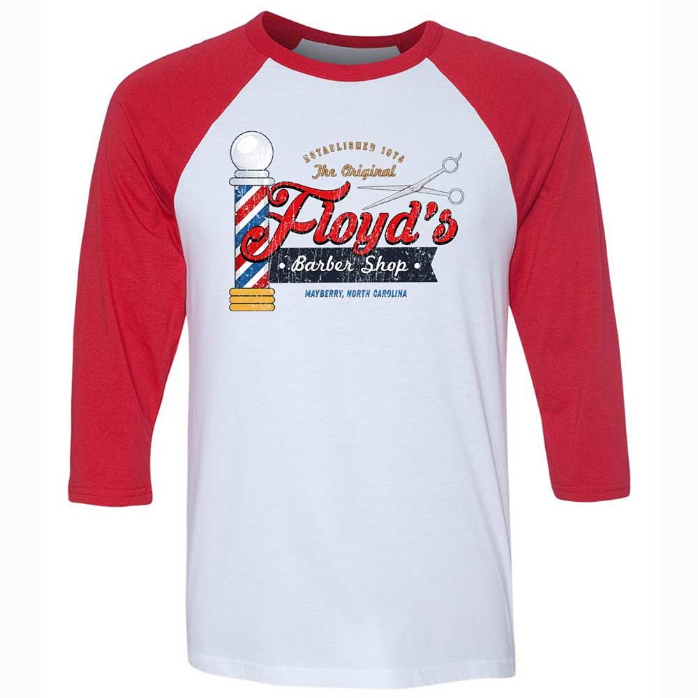 Unisex 3/4 Baseball Tee - WL653GY2 - White/Red - 9