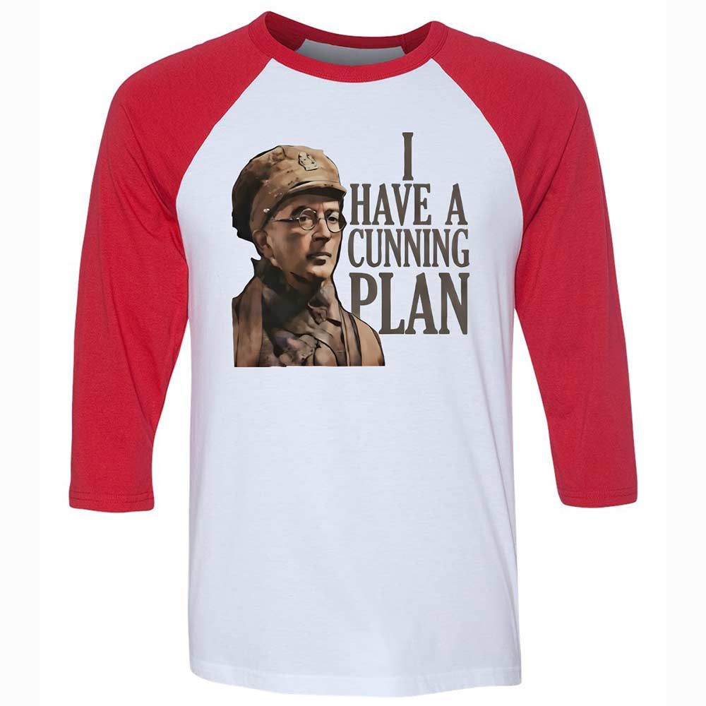 I Have A Cunning Plannn - White/Red - 9