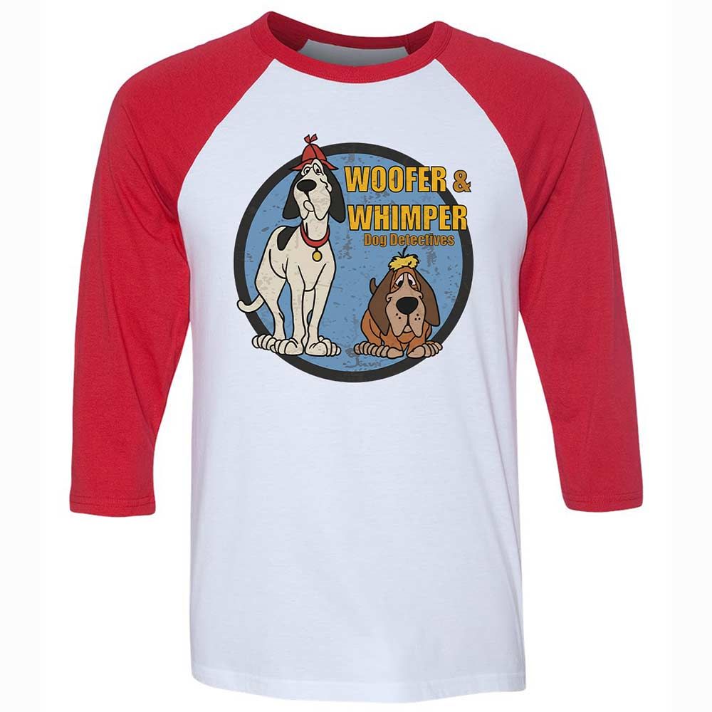 Unisex 3/4 Baseball Tee - H2915G67 - White/Red - 9