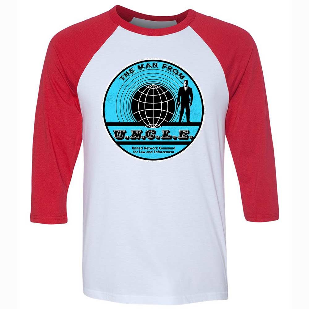 Unisex 3/4 Baseball Tee - S6VGQ1M2 - White/Red - 9