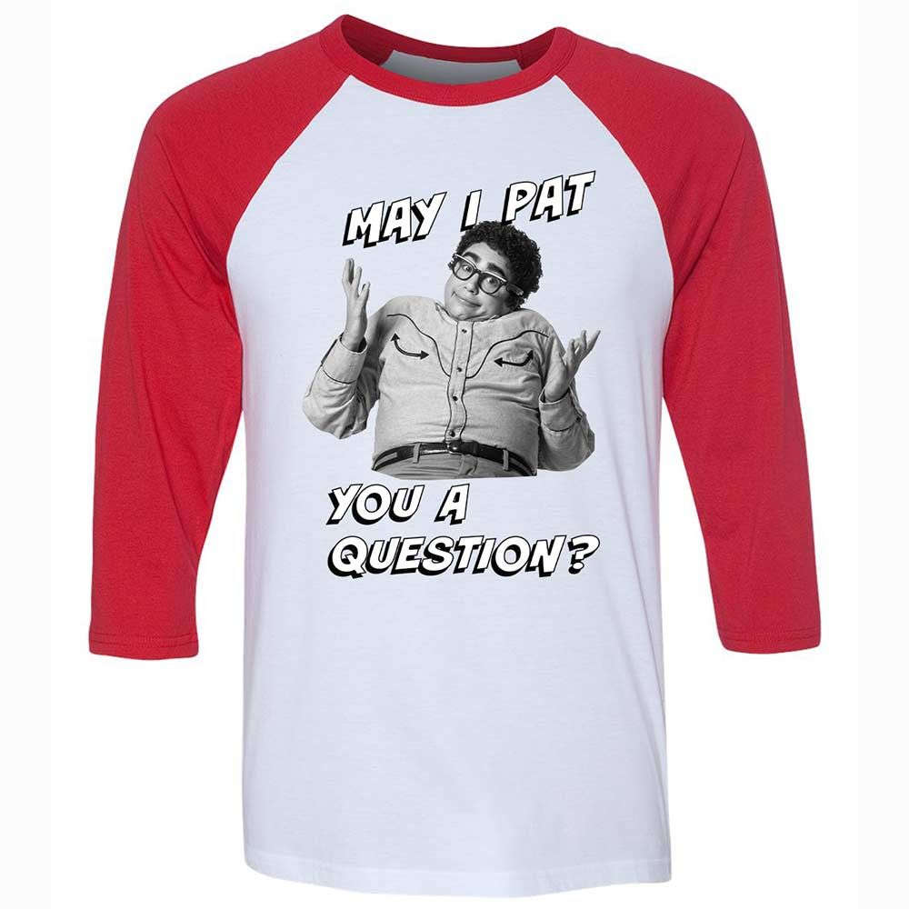 Unisex 3/4 Baseball Tee - 5XR1F4H8 - White/Red - 9