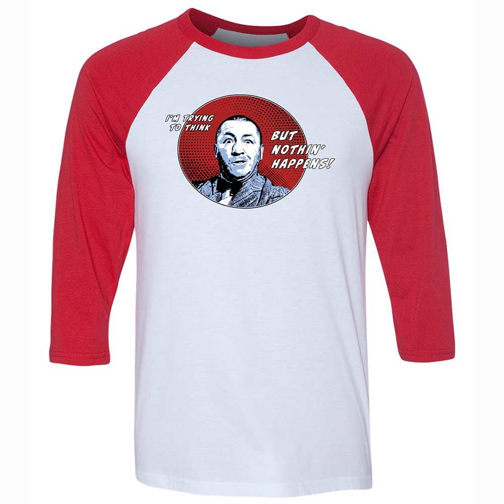 Unisex 3/4 Baseball Tee - TVNG14S4 - White/Red - 9