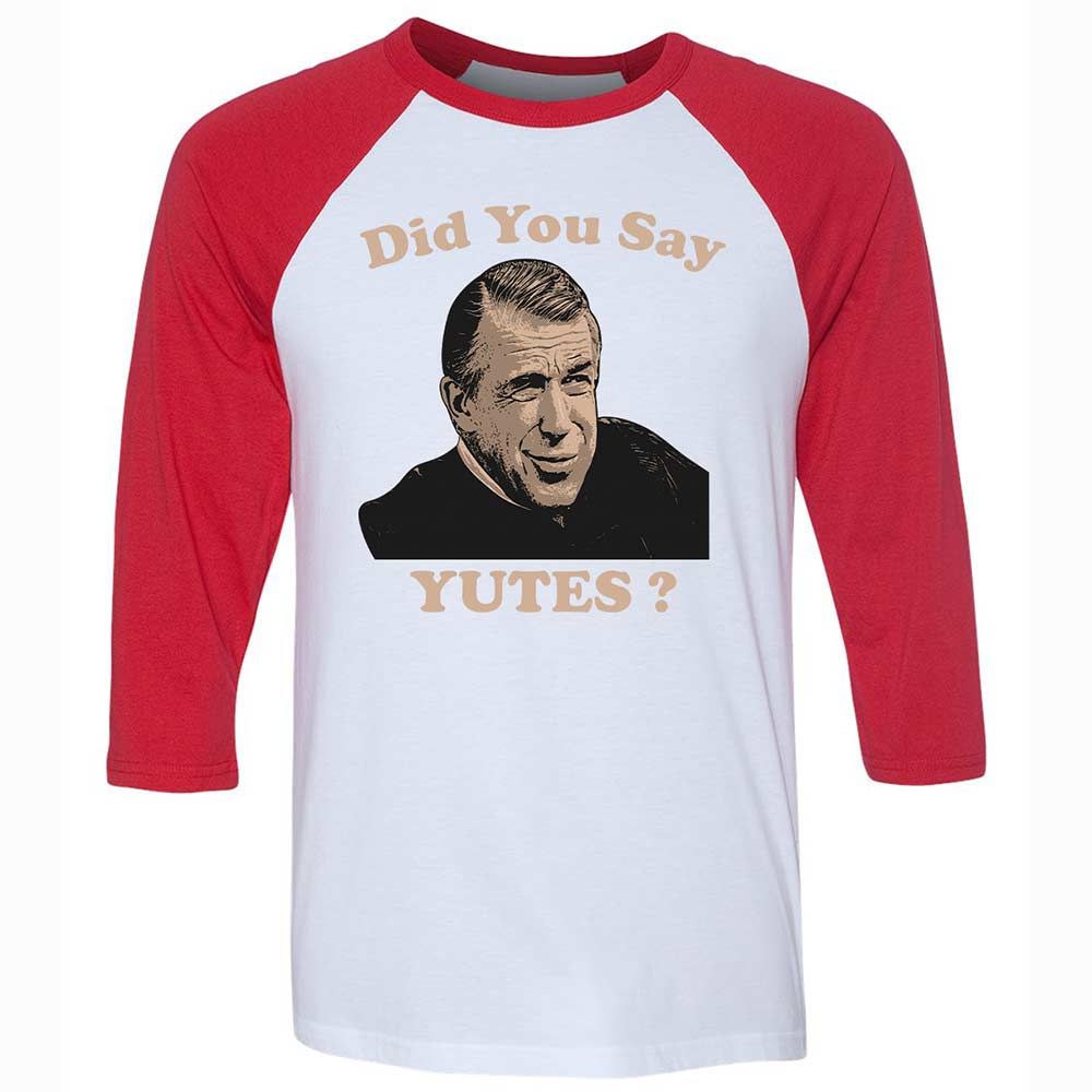 Unisex 3/4 Baseball Tee - 7PQA3V2N - White/Red - 9