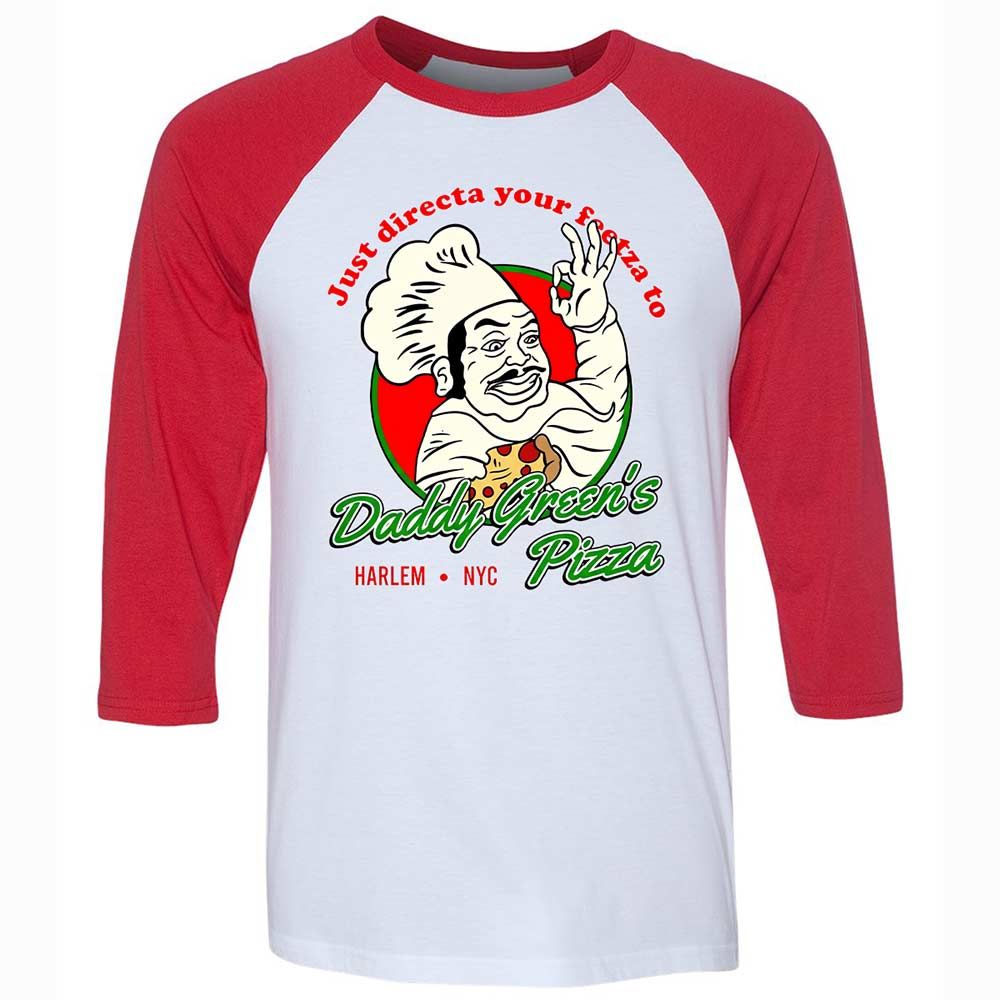 Unisex 3/4 Baseball Tee - 7H52XY3F - White/Red - 9