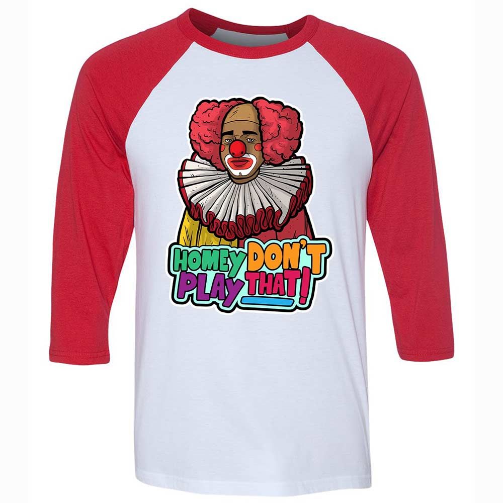 Homey Don't Play That - White/Red - 9