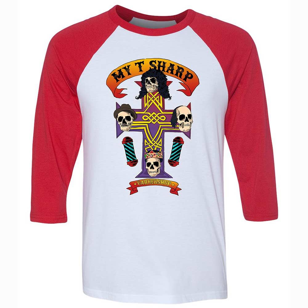 My-T-Sharp Barbershop - White/Red - 9