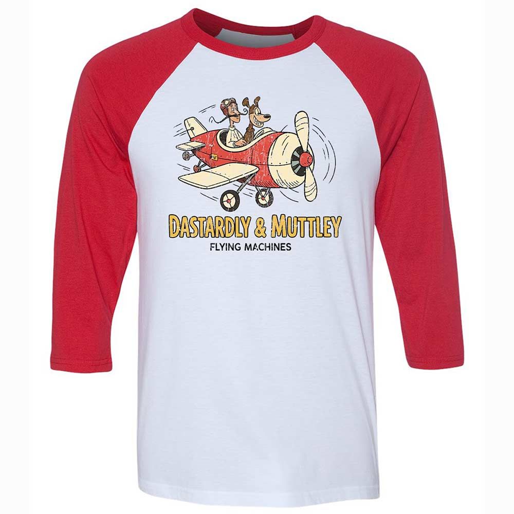 Unisex 3/4 Baseball Tee - NBMZSPXS - White/Red - 9