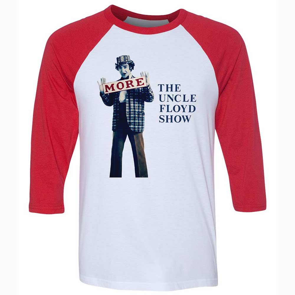 Unisex 3/4 Baseball Tee - 26BYFLDY - White/Red - 9