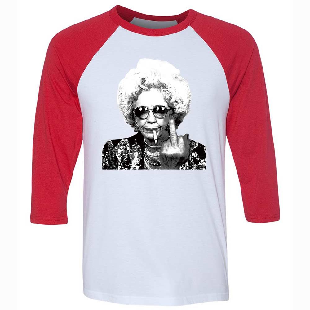Badass Grandma - White/Red - 9