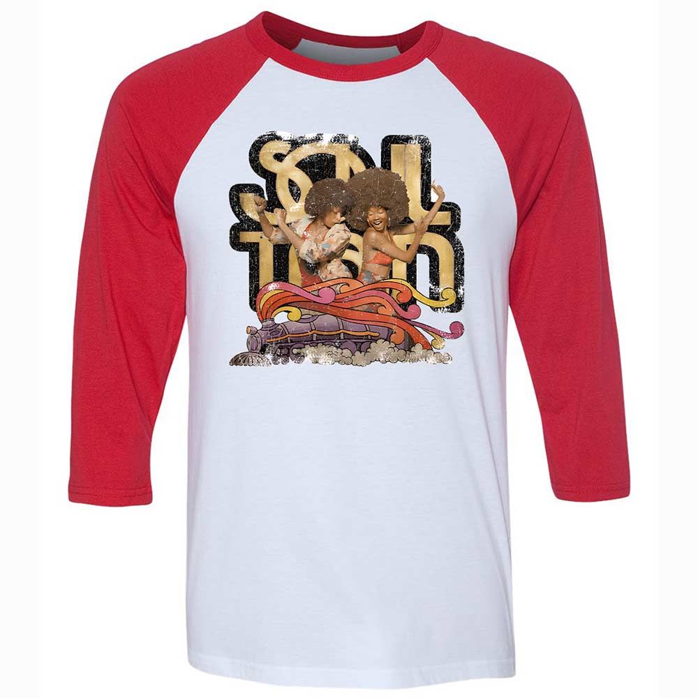 Retro Soul Train Dance Vibes - White/Red - 9