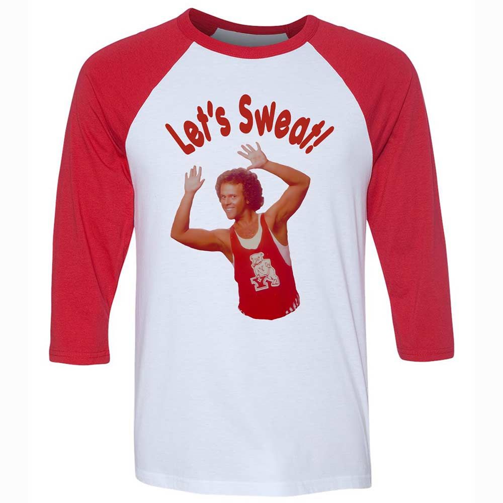 Unisex 3/4 Baseball Tee - KRYUK1FA - White/Red - 9