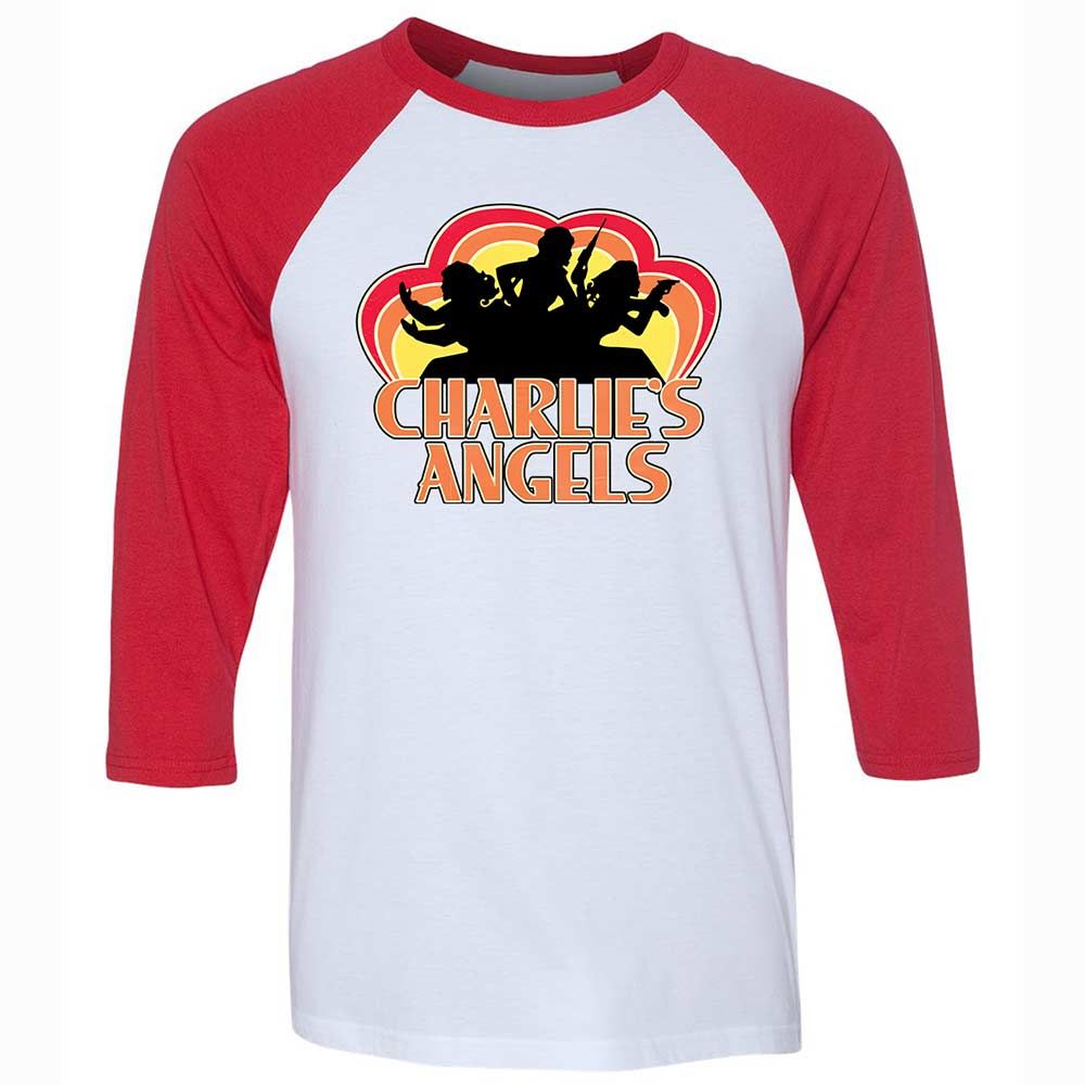 Unisex 3/4 Baseball Tee - MGPK45TW - White/Red - 9
