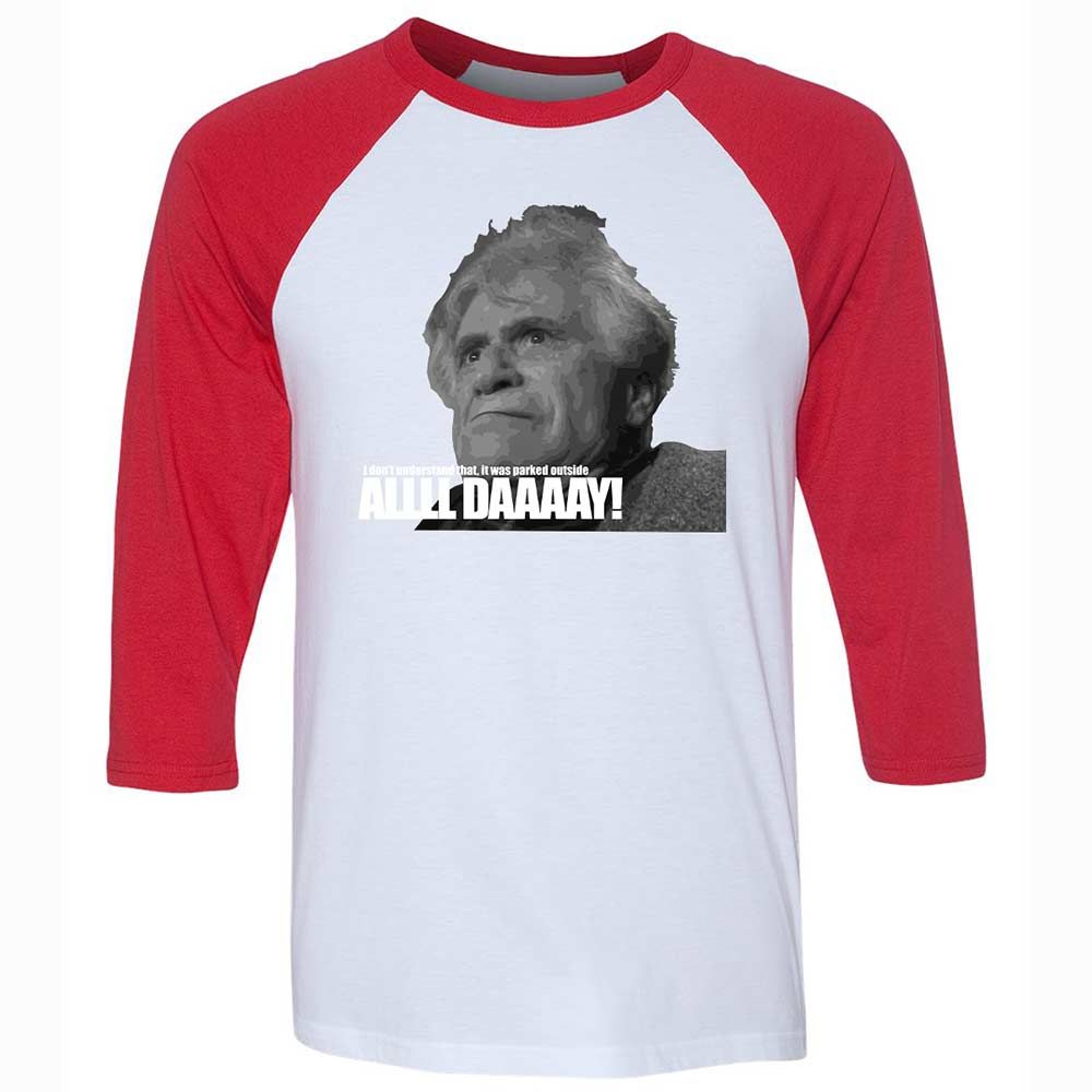Unisex 3/4 Baseball Tee - J1V8H4RB - White/Red - 9