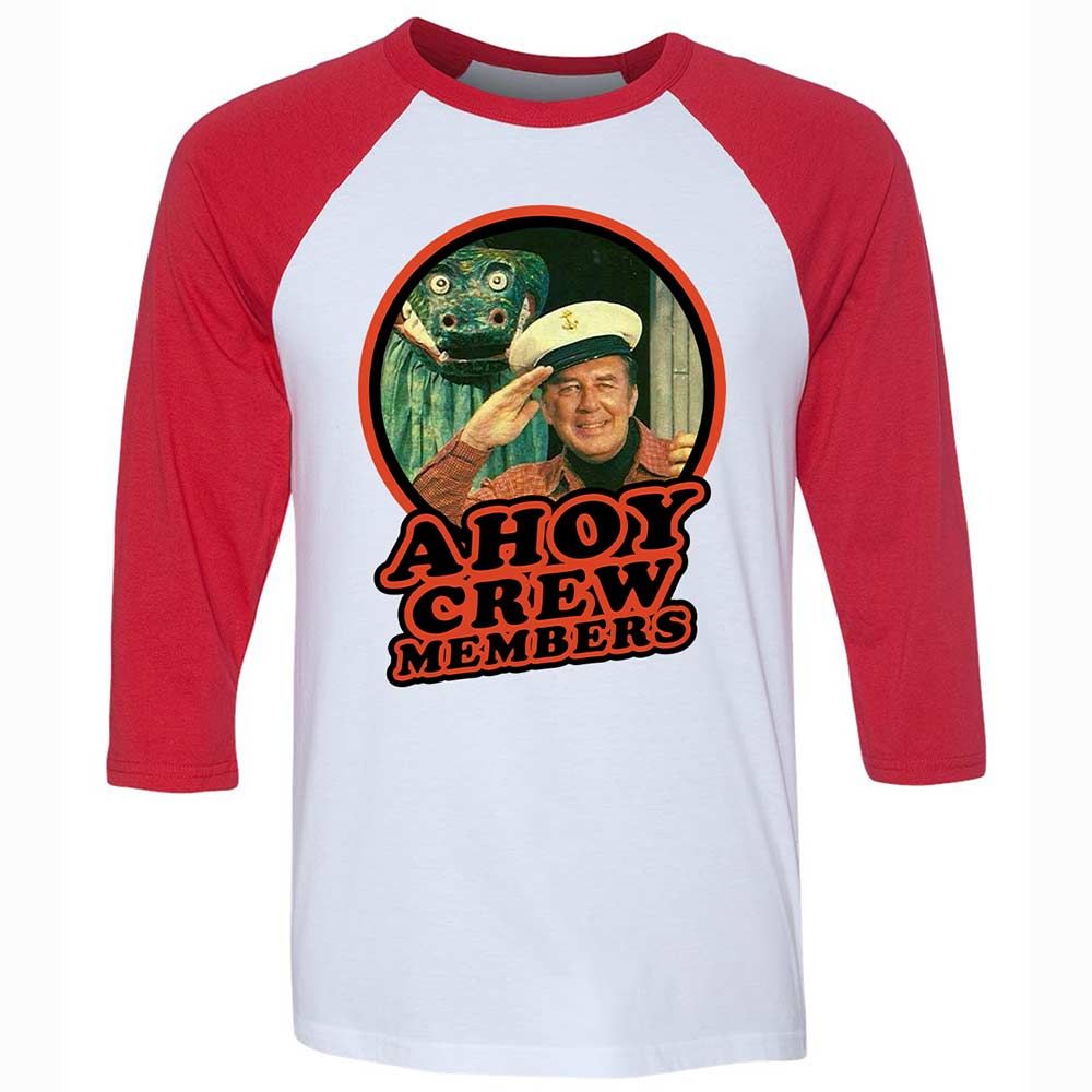 Unisex 3/4 Baseball Tee - 4USJLCKS - White/Red - 9