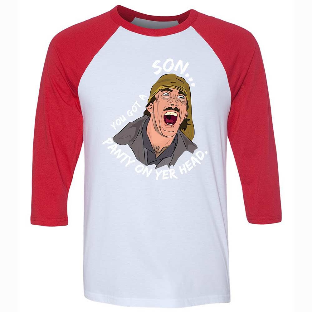 Panty on Yer Head - White/Red - 9