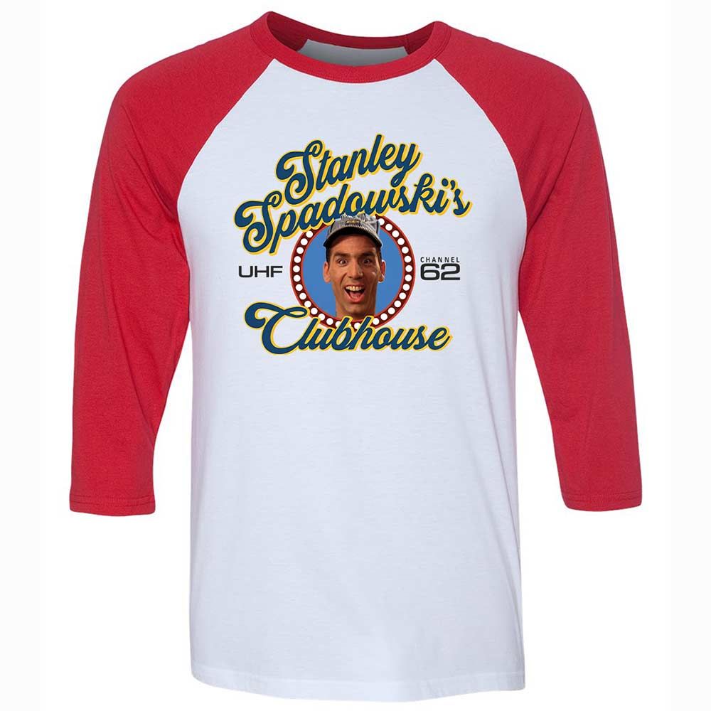 Unisex 3/4 Baseball Tee - R5JFY9ZZ - White/Red - 9