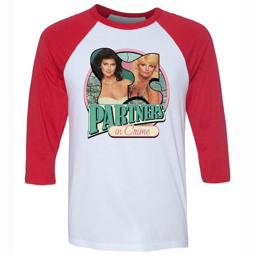 Unisex 3/4 Baseball Tee - 4DV2UWXM - White/Red - 9